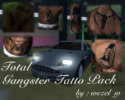 Total Gangster Tattoos Pack
